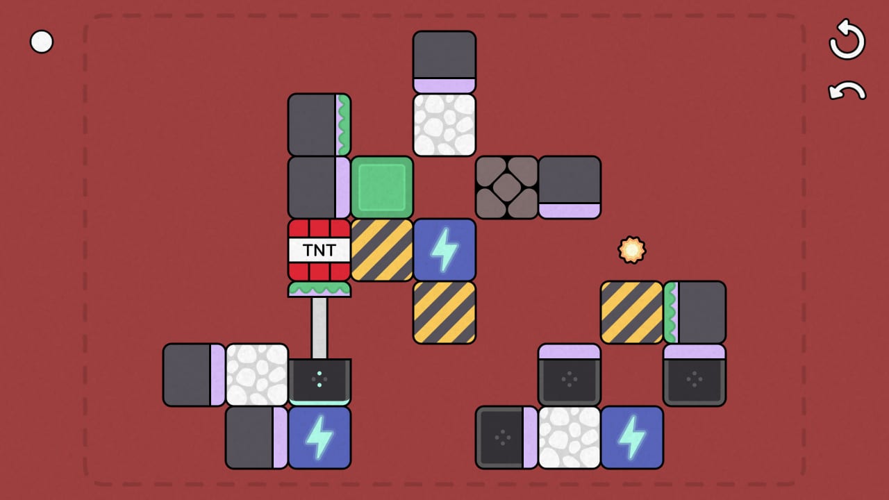 Pight level with dynamite clearing a path