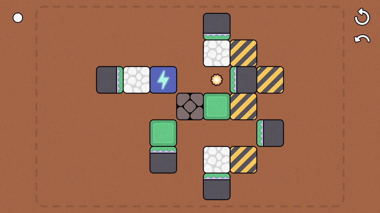Pight level with push pistons moving blocks